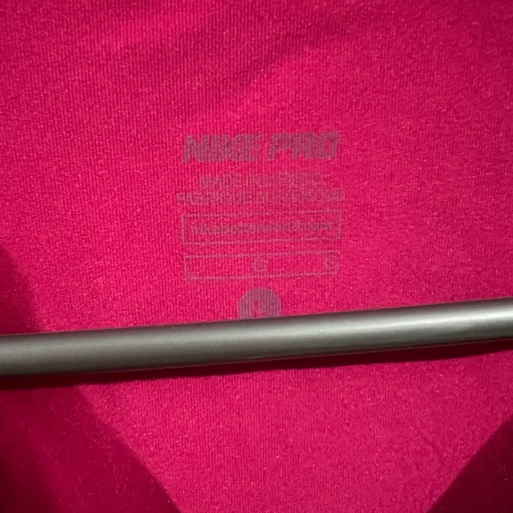 Nike Pro Livestrong Workout Shirt - Bright Pink & Neon Yellow, size Large - Picture 5 of 5